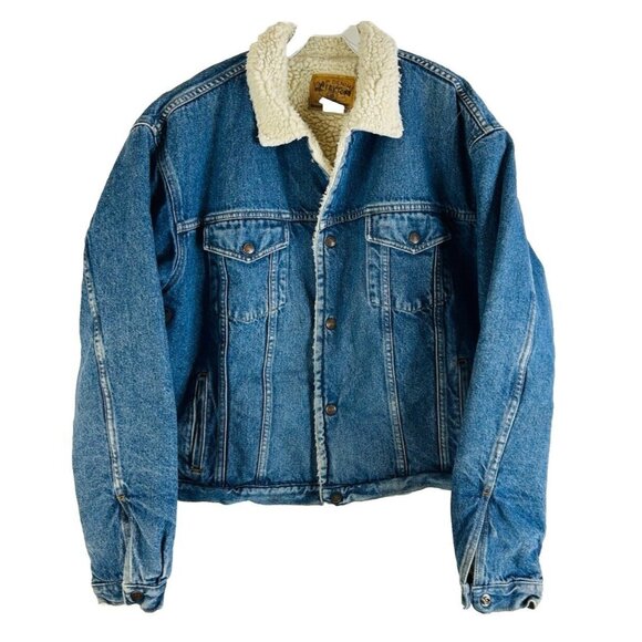 Gap Factory Gap Jean Jacket Sherpa Denim Shirt Jacket Gap Factory